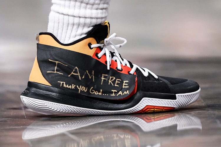 Kyrie Irving Plays in Taped-Over Nike Sneakers Following Endorsement Split