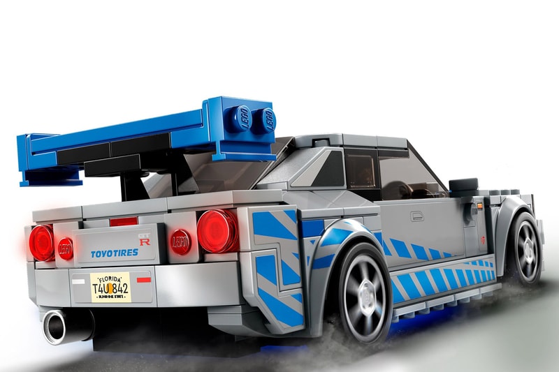 LEGO 2 Fast 2 Furious Nissan Skyline GT-R R34 with Paul Walker minifig -  Speed Champions 2023 