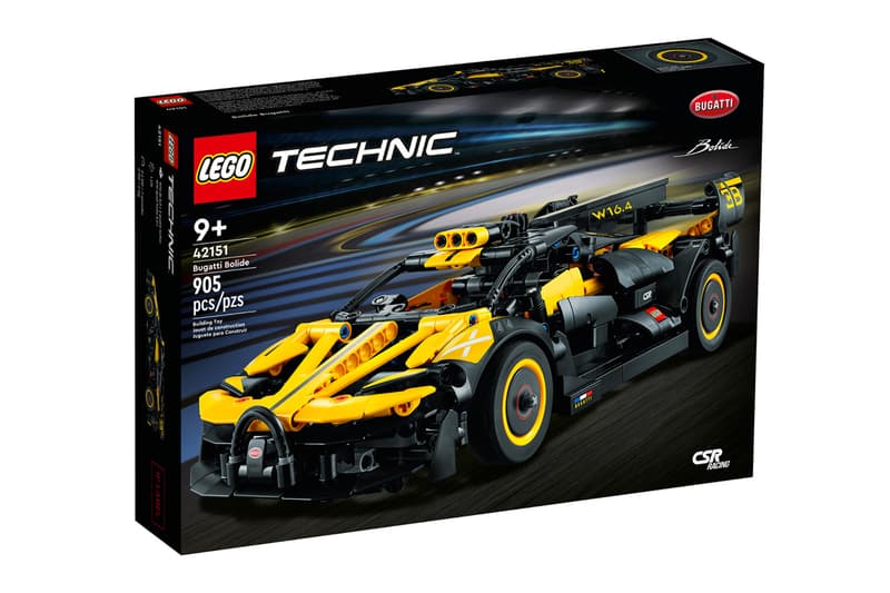 lego technic bugatti bolide 42151 yellow black size release info date price