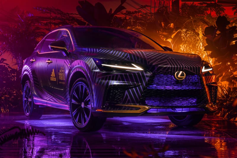 Lexus and adidas S.E.E.D Unveil 'Black Panther: Wakanda Forever' Lexus RX 500h F SPORT