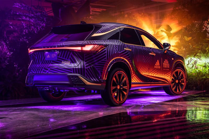 Lexus adidas S.E.E.D Black Panther: Wakanda Forever Lexus RX 500h F SPORT Collaboration Info Date Buy Price Marvel Studios