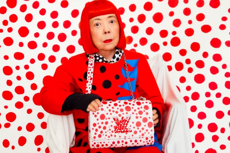 Primer vistazo a la próxima colaboración Louis Vuitton x Yayoi Kusama arte calabaza arte moderno moma accesorios bolsos lvmh japonés japón tokio artista