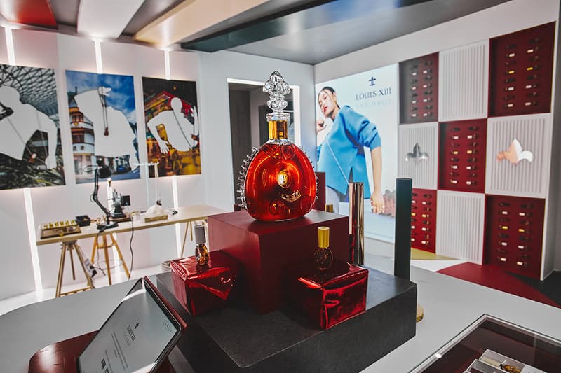 louis xiii the drop launch sg popup scrach marcs tobyato ar filter gifting service accessories crystal glass tray spear