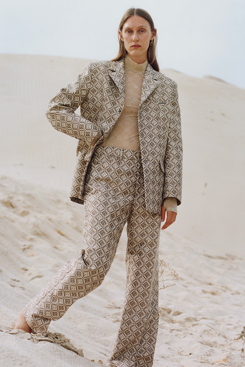 Marine Serre Reinvents Timeless Classics in SS23 State of Soul Collection release info high fashion versatile coed brown beige