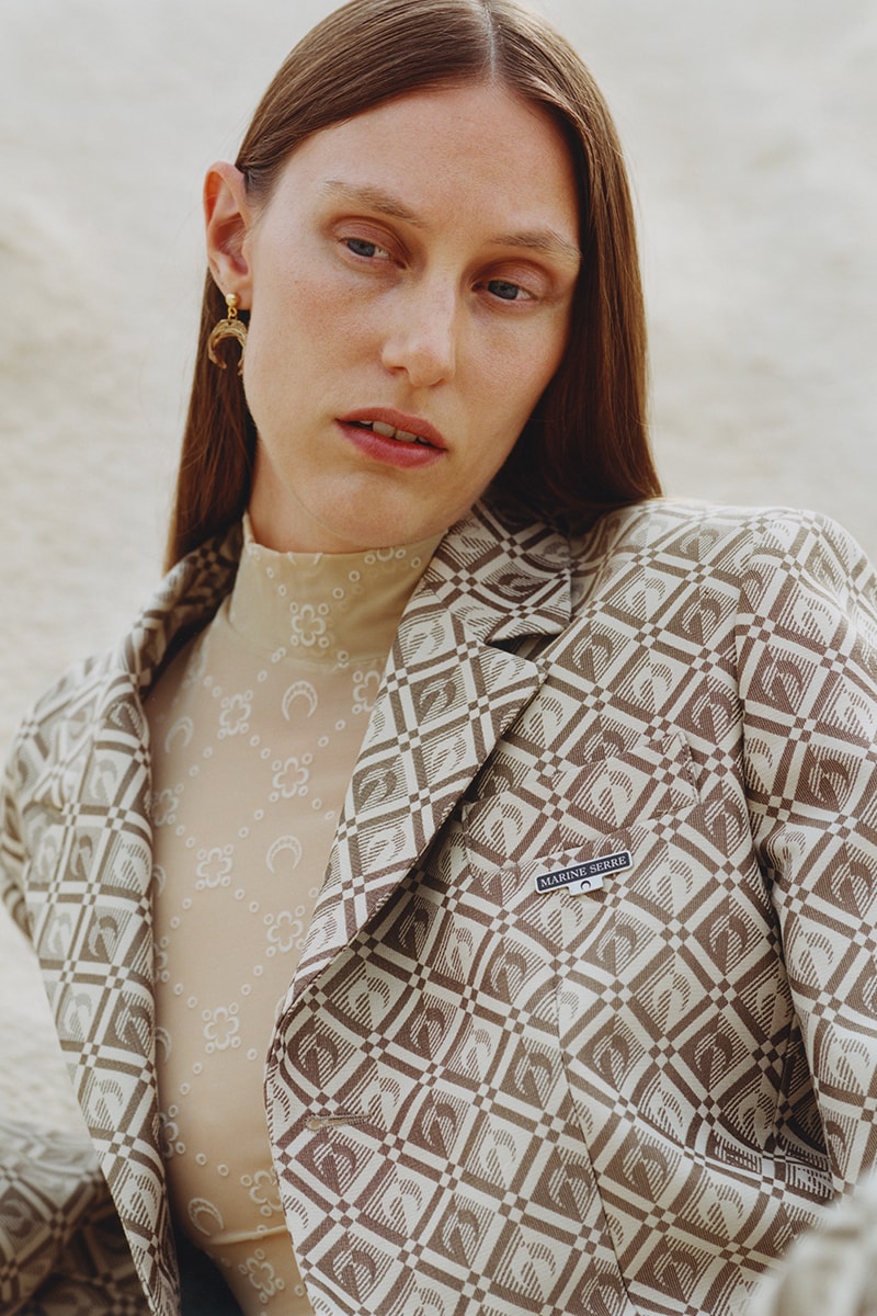 Marine Serre Reinvents Timeless Classics in SS23 State of Soul Collection release info high fashion versatile coed brown beige