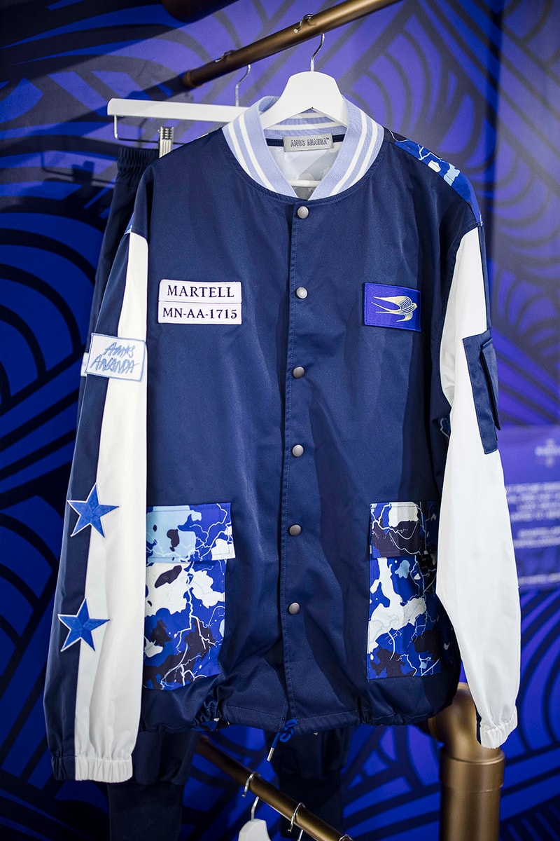 martell amos ananda streetwear capsule first look noblige blue camoflage lightning graphic culture cartell 2022