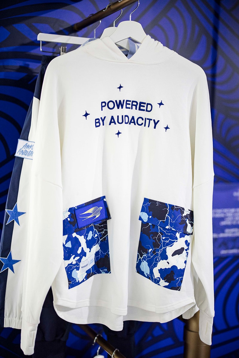 martell amos ananda streetwear capsule first look noblige blue camoflage lightning graphic culture cartell 2022