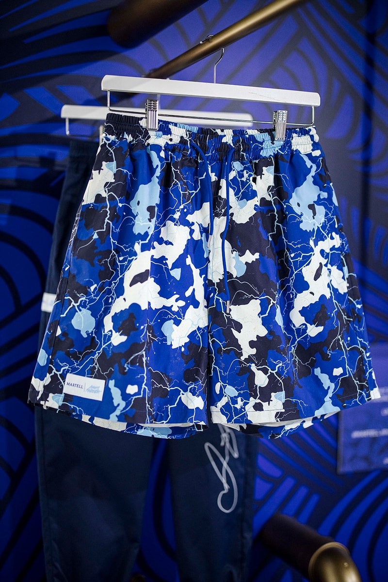 martell amos ananda streetwear capsule first look noblige blue camoflage lightning graphic culture cartell 2022