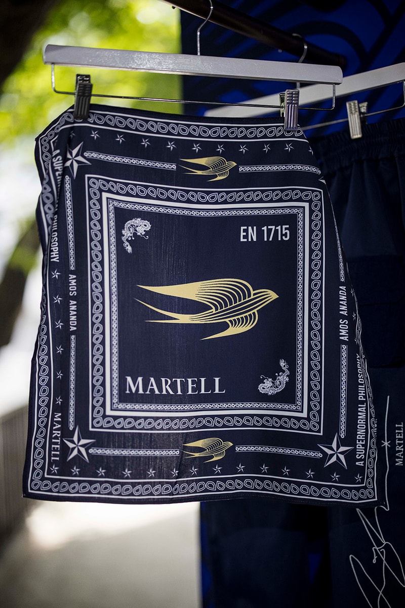 martell amos ananda streetwear capsule first look noblige blue camoflage lightning graphic culture cartell 2022
