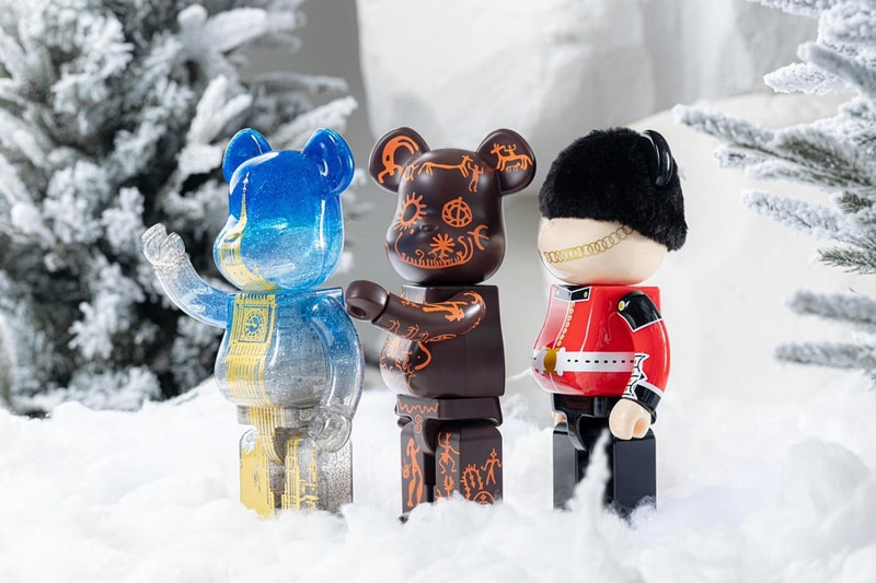 medicom toy bearbrick christmas series moose knuckles big ben queens guard release info date price