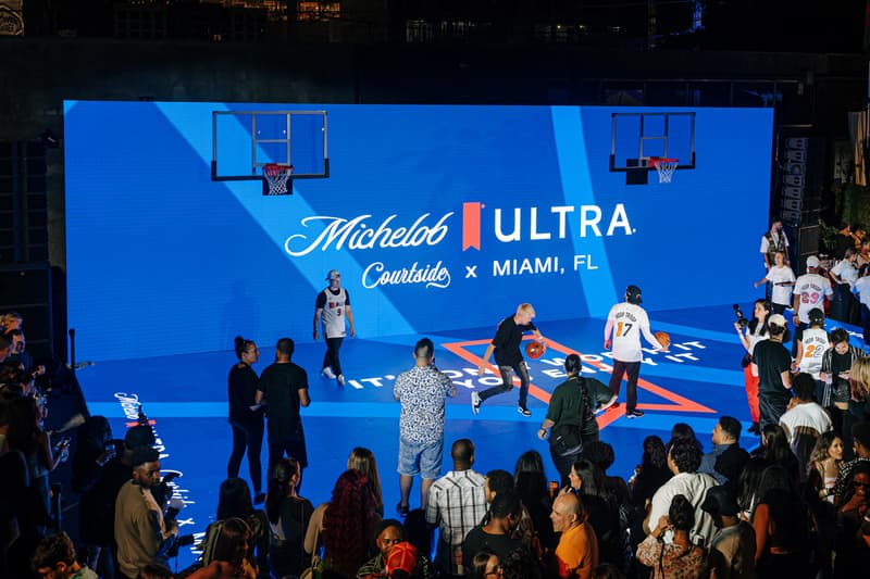 Michelob ULTRA Art Basel Festival NBA Team Cans Digital Art Reveal Recap Pop-Up Courtside Countdown Challenge Maps Backlot Miami Florida 21 Savage Gary Payton Chris Brickley Alonzo Mourning