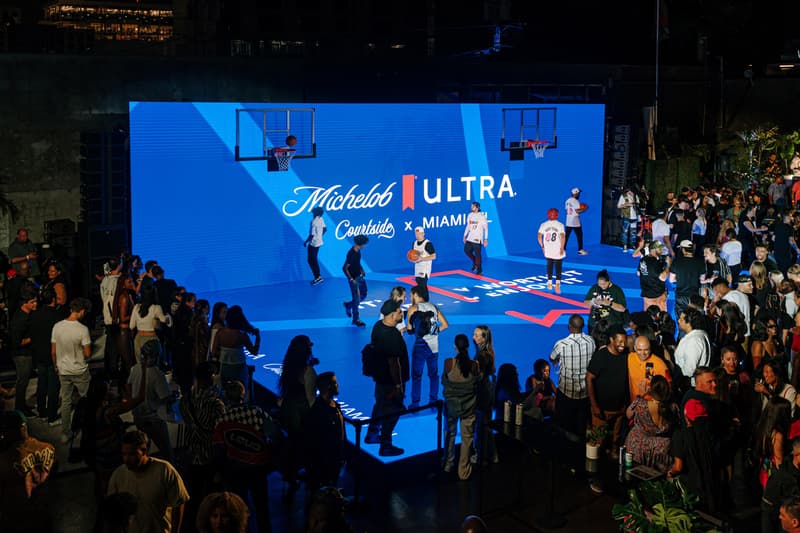 Michelob ULTRA Art Basel Festival NBA Team Cans Digital Art Reveal Recap Pop-Up Courtside Countdown Challenge Maps Backlot Miami Florida 21 Savage Gary Payton Chris Brickley Alonzo Mourning