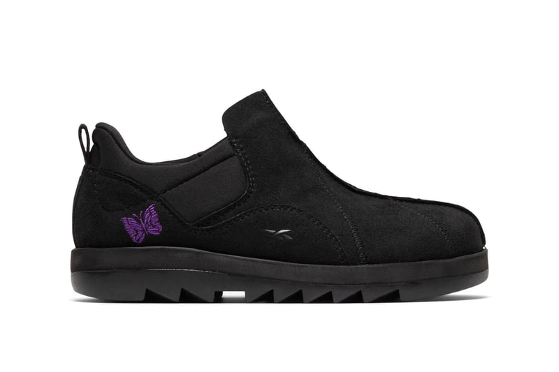 Needles Reebok beatnik moc 3 jw foster and sons purple butterflies suede laceless slip on release info date price