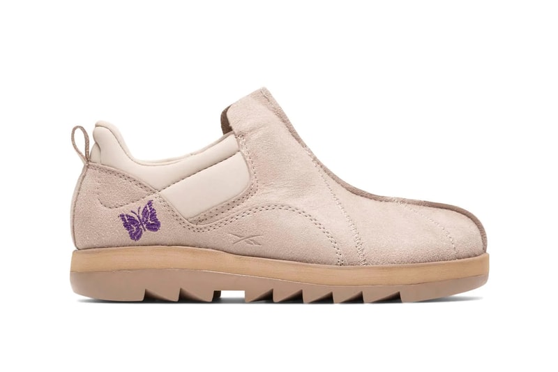 Needles Reebok beatnik moc 3 jw foster and sons purple butterflies suede laceless slip on release info date price