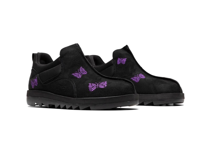 Needles Reebok beatnik moc 3 jw foster and sons purple butterflies suede laceless slip on release info date price