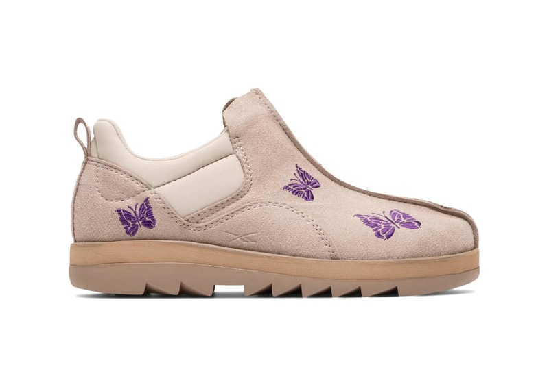Needles Reebok beatnik moc 3 jw foster and sons purple butterflies suede laceless slip on release info date price