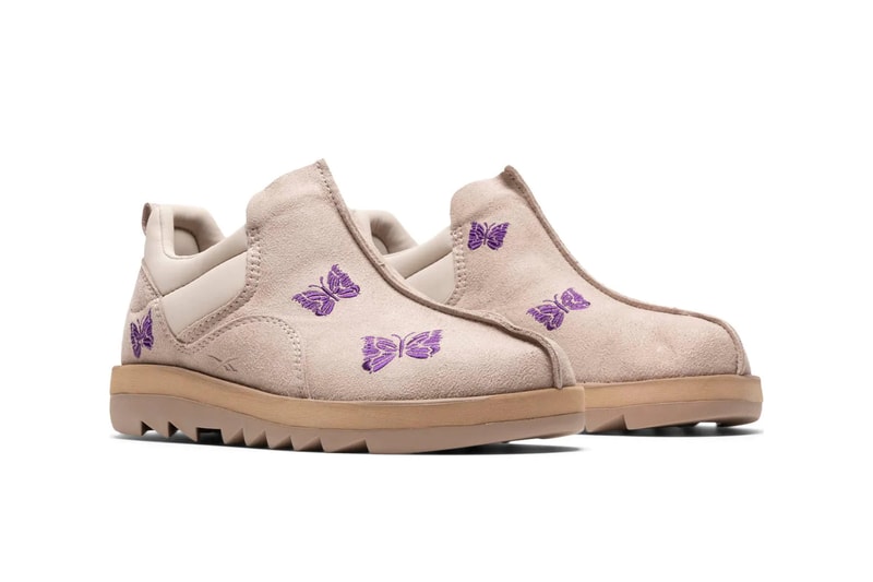Needles Reebok beatnik moc 3 jw foster and sons purple butterflies suede laceless slip on release info date price