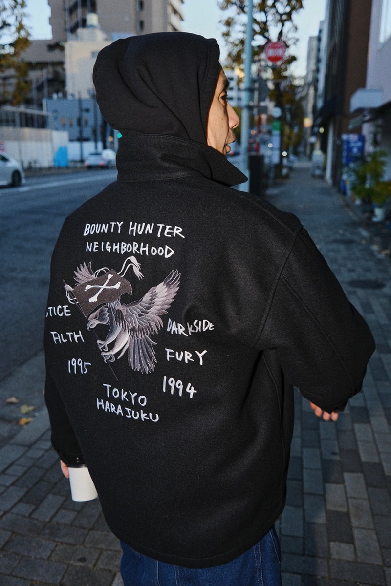 NEIGHBORHOOD Bounty Hunter Capsule Info Release Date store list buying guide photos price nbhd bxh souvenir jacket