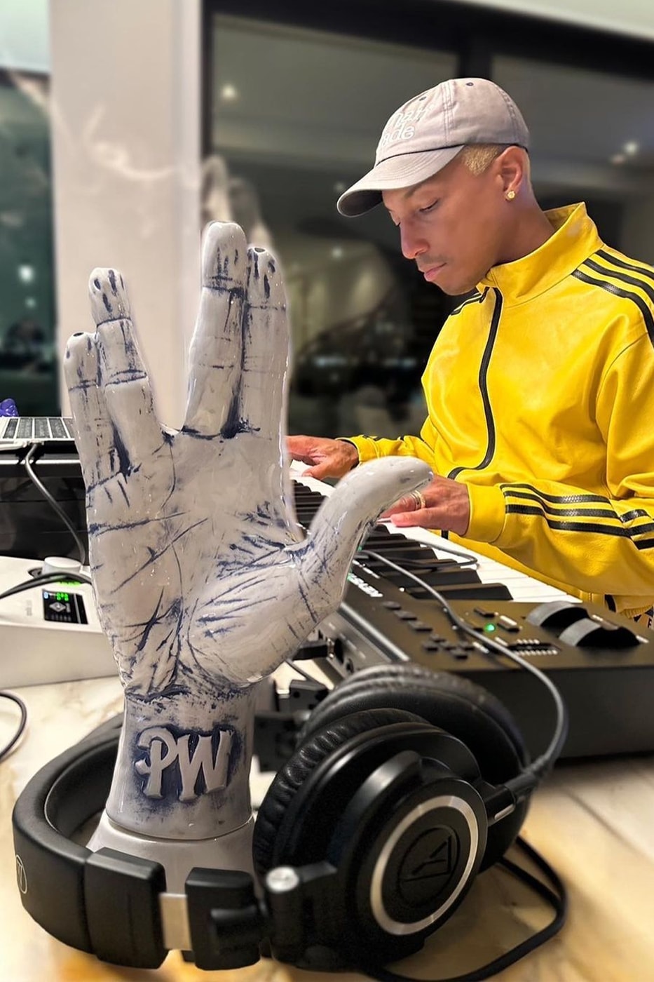 NEIGHBORHOOD Taps Pharrell Williams for Vulcan Salute Incense Holder collaboration Incense Chamber ceramic PW white blue release info date price