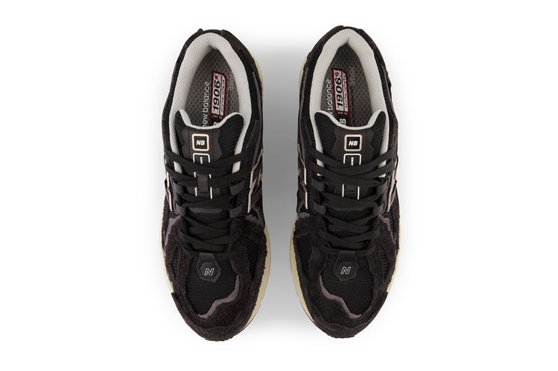 New Balance 1906r "Protection Pack" Black release information torn sneakers footwear hype