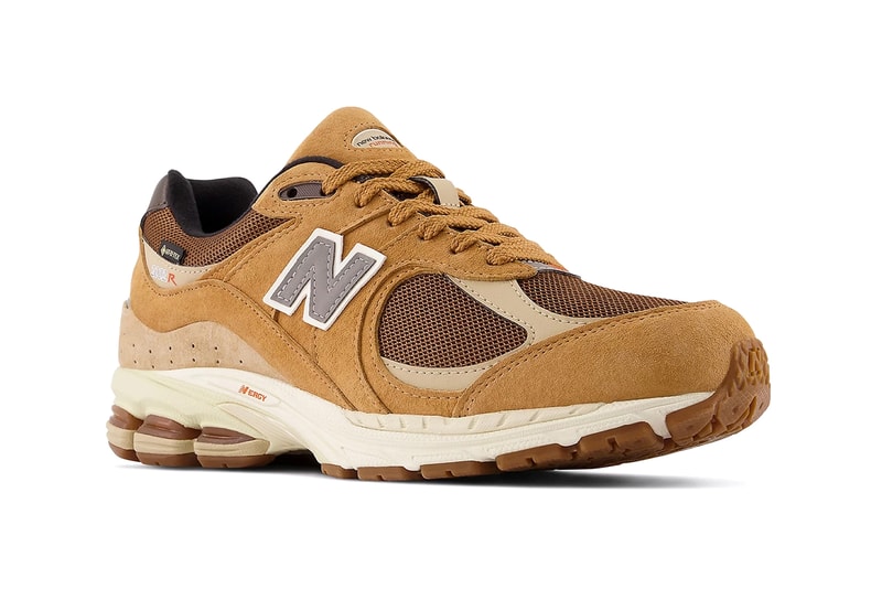 New Balance 2002R GORE-TEX "Wheat" Footwear The Basement Trainers Fashion Streetwear Brown Grey Silver Mudguard