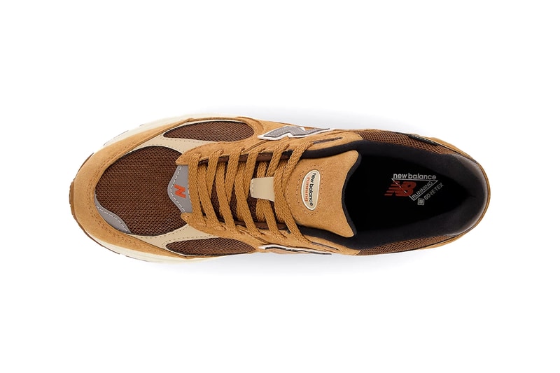 New Balance 2002R GORE-TEX "Wheat" Footwear The Basement Trainers Fashion Streetwear Brown Grey Silver Mudguard