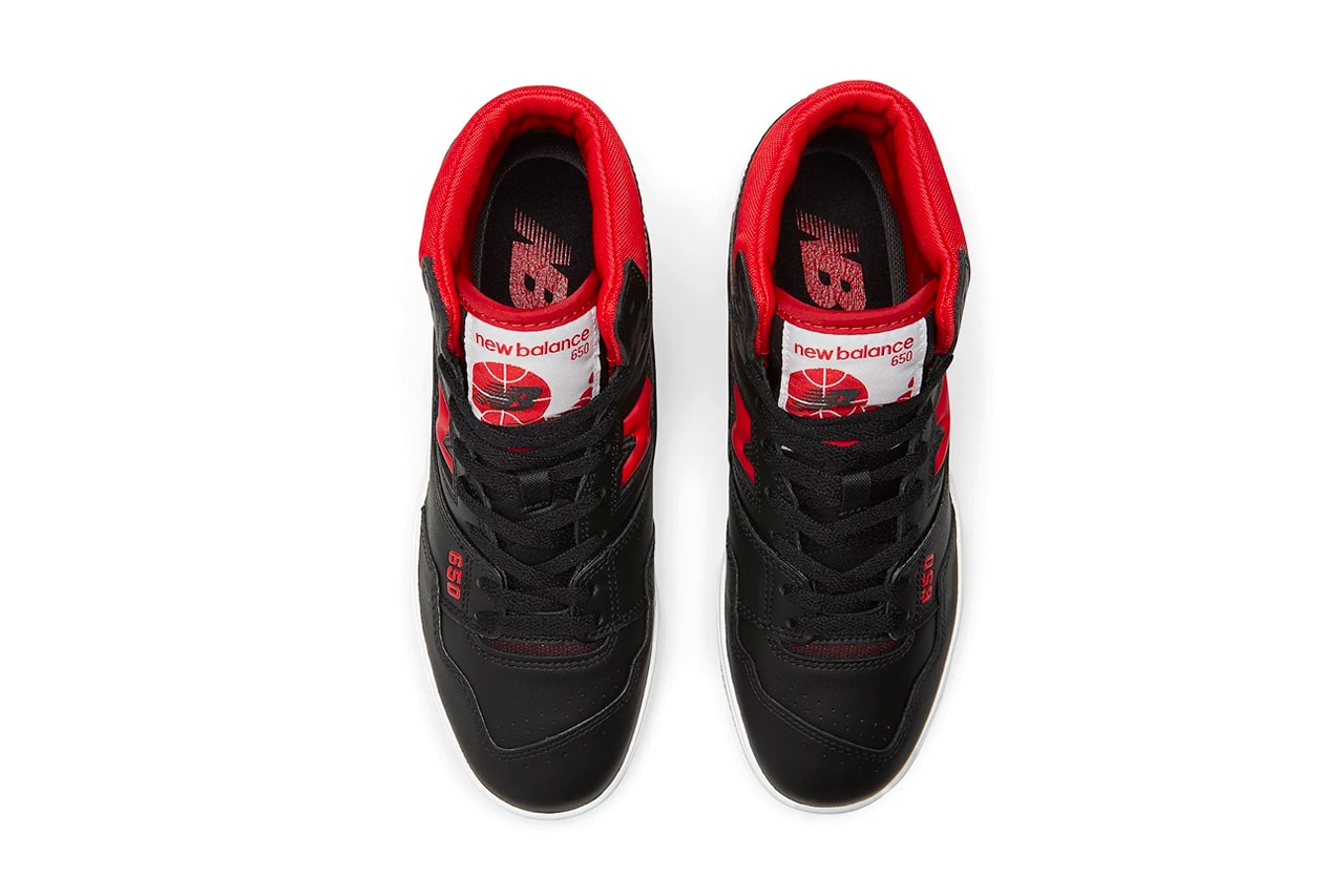 New Balance 650 "Black/Red" Sneaker Footwear Teaser