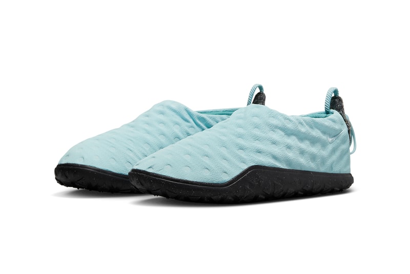 nike acg all conditions gear air moc ocean bliss blue black slipper dq6453 400 official release date info photos price store list buying guide