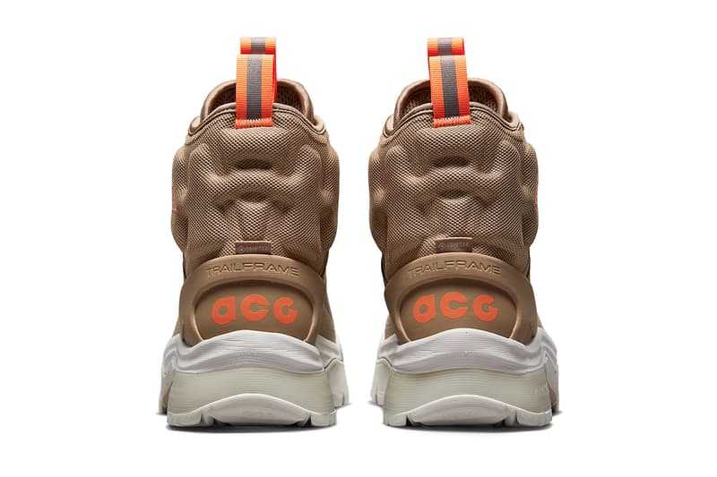 nike acg zoom gaiadome gore tex khaki atomic orange light bone DD2858 202 release date info store list buying guide photos price 