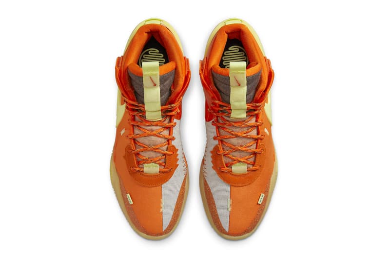 Official Look at the Nike Air Deldon in "Safety Orange" DM4096-800 citron tint march 2023 brittney griner wnba flyease cerebral palsy autism air strobel pheonix mercury basketball womens shoe sneakers elena delle donne washington mystics