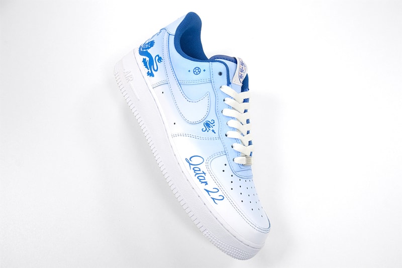 Take a Look at the Exclusive Qatar World Cup England Team Nike Air Force 1s nike air force 1 low af1 three lions harry kane british