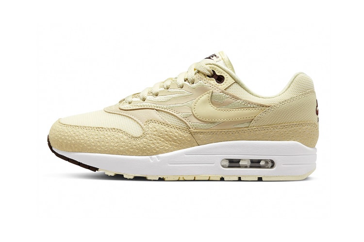 Nike Air Max 1 '87 "Coconut Milk" Takes a Walk on the Wild Side With Animal Prints