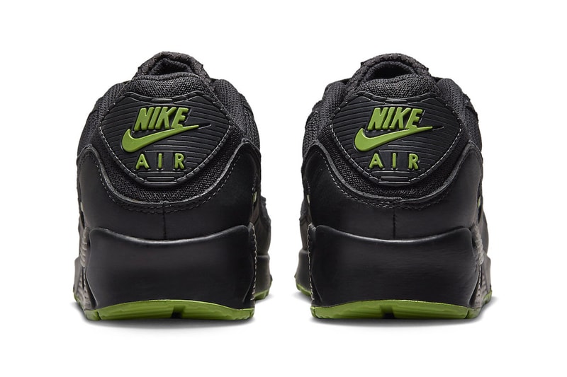 Nike Air Max 90 "Black Chlorophyll"  DQ4071-005 Release Info official look images shoes sneakers 