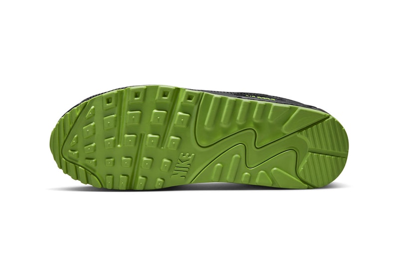 Nike Air Max 90 "Black Chlorophyll"  DQ4071-005 Release Info official look images shoes sneakers 