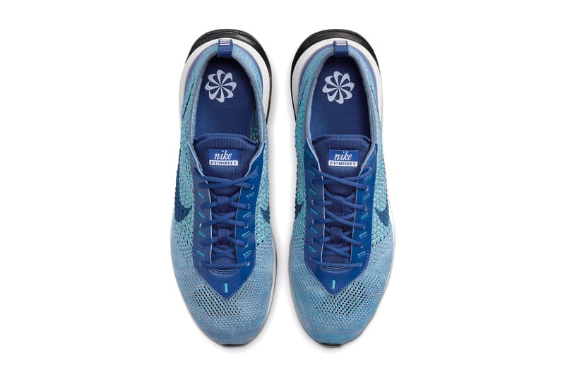 Nike Air Max Flyknit Racer Deep Royal Blue Air Max Pre-Day Diffused Blue Electric Algae and Summit White Sneakers Footwear Trainers