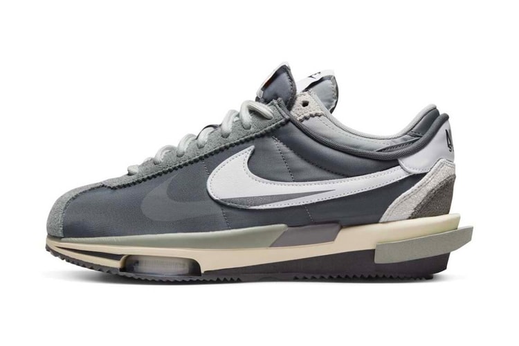 The sacai x Nike Cortez Zoom in "Iron Grey" Receives Official Release Date