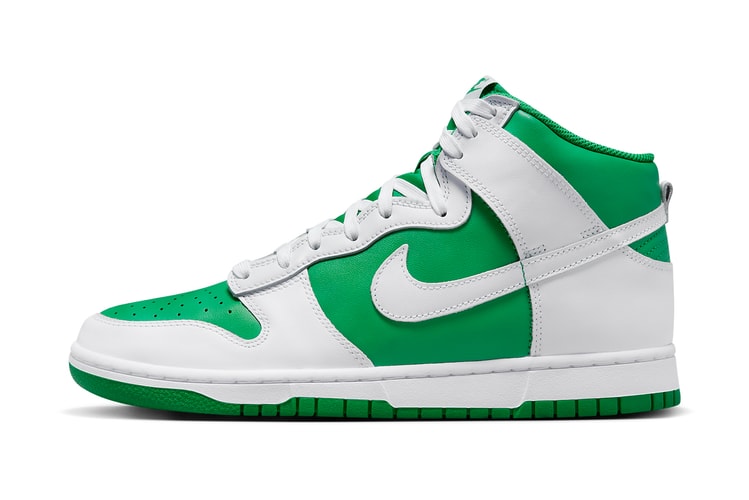Green and White Return to the Nike Dunk High