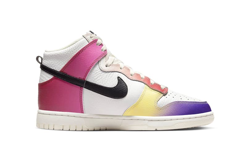 Nike Dunk High “Multi-Gradient” FD0802-100 sneakers womenswear wmns footwear hype swoosh