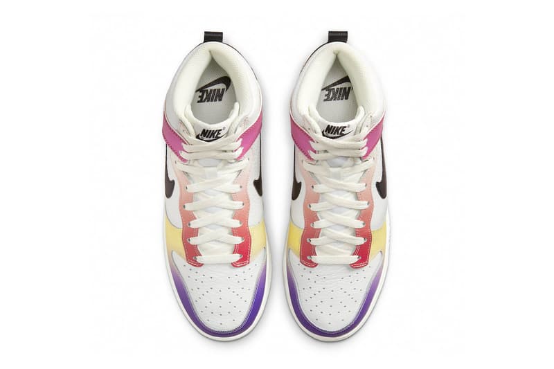 Nike Dunk High “Multi-Gradient” FD0802-100 sneakers womenswear wmns footwear hype swoosh