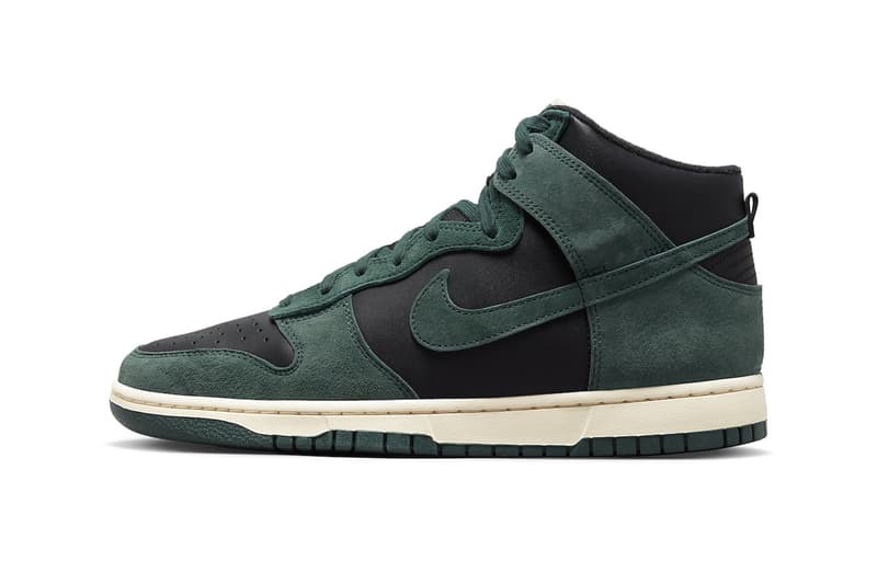 Nike Dunk High Premium Faded Spruce first look Info