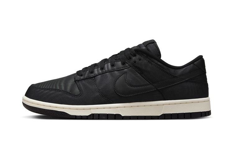Official Images of the Nike Dunk Low "Black Canvas"