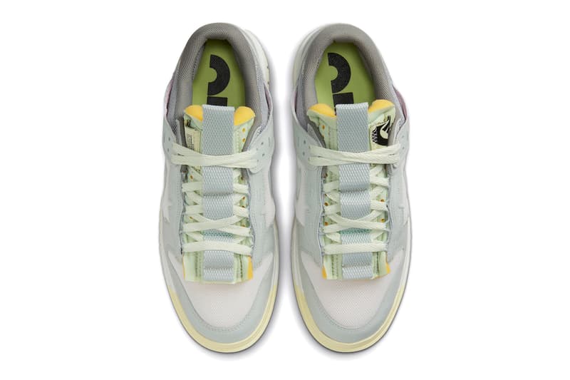 Nike Dunk Low Remastered Sneaker Trainer Shoe Footwear Swoosh White/Light Silver-Mint Foam-Pink Foam-Light Smoke Grey