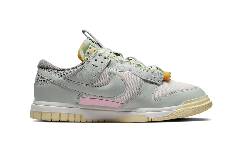 Nike Dunk Low Remastered Sneaker Trainer Shoe Footwear Swoosh White/Light Silver-Mint Foam-Pink Foam-Light Smoke Grey