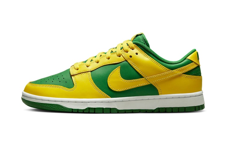 Take an Official Look at the Nike Dunk Low “Reverse Brazil”