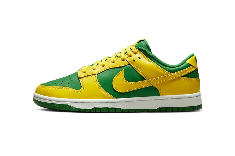 Nike Dunk Low "Reverse Brazil" DV0833-300 release info hype sneakers footwear menswear