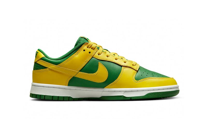 Nike Dunk Low "Reverse Brazil" DV0833-300 release info hype sneakers footwear menswear