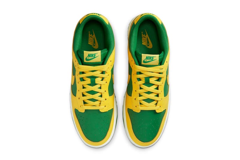 Nike Dunk Low "Reverse Brazil" DV0833-300 release info hype sneakers footwear menswear