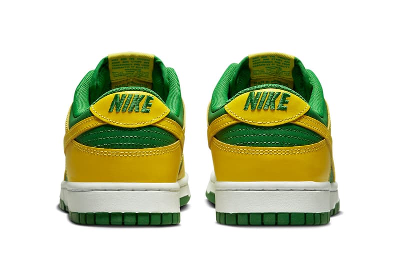 Nike Dunk Low "Reverse Brazil" DV0833-300 release info hype sneakers footwear menswear