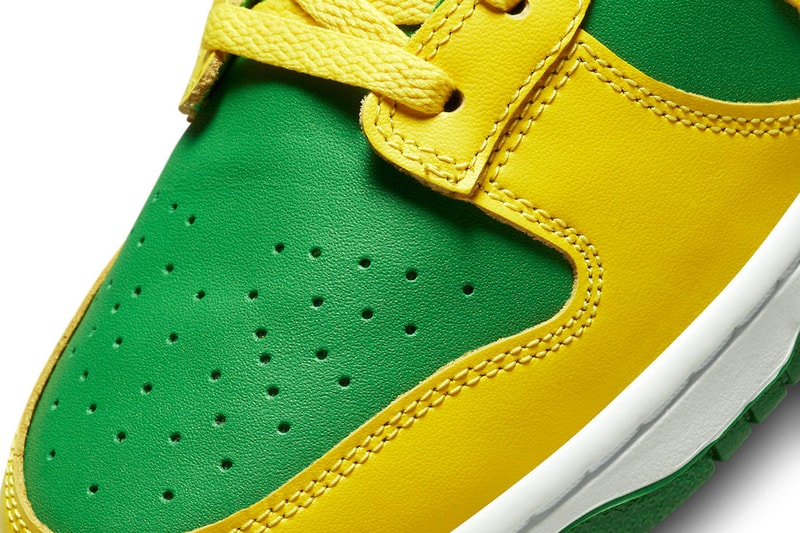 Nike Dunk Low "Reverse Brazil" DV0833-300 release info hype sneakers footwear menswear