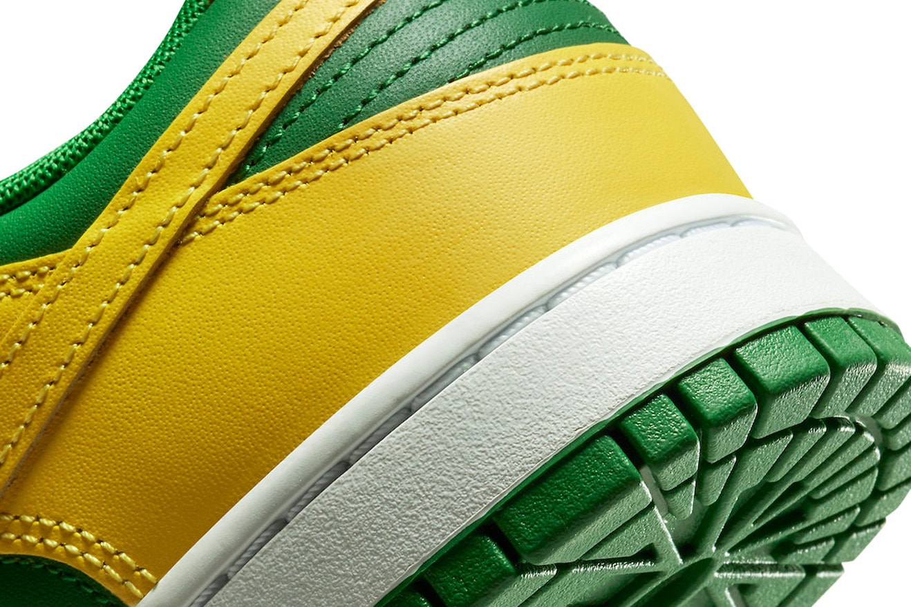 Nike Dunk Low "Reverse Brazil" DV0833-300 release info hype sneakers footwear menswear